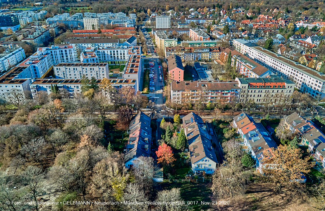 21.11.2020 - Hirschgarten mit Paketposthalle in München